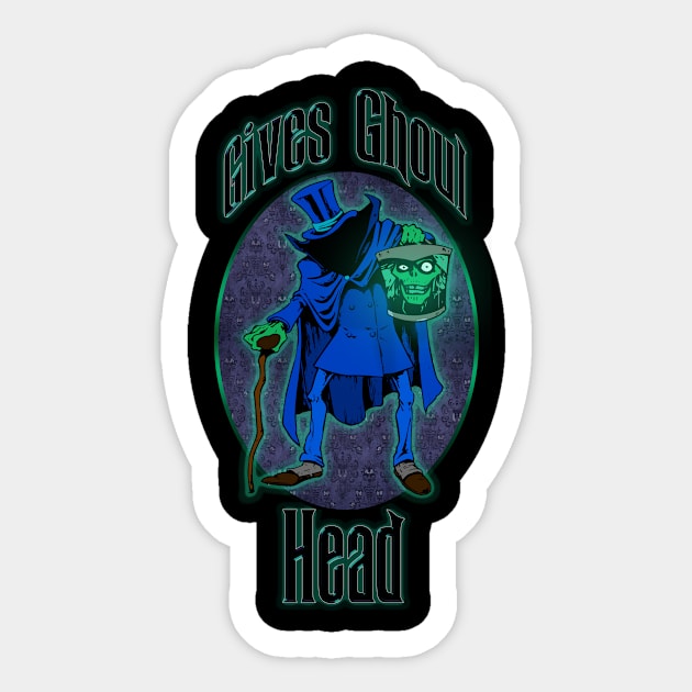 Gives Ghoul Head Sticker by NoMidnightPodcast